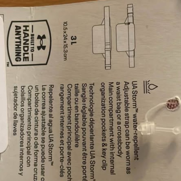 BRAND NEW women girl under armour loudon lite waist fanny pack crossbody bag - Picture 6 of 7